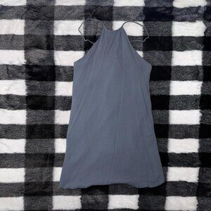 Womens Medium TOBI Light Blue Halter Dress